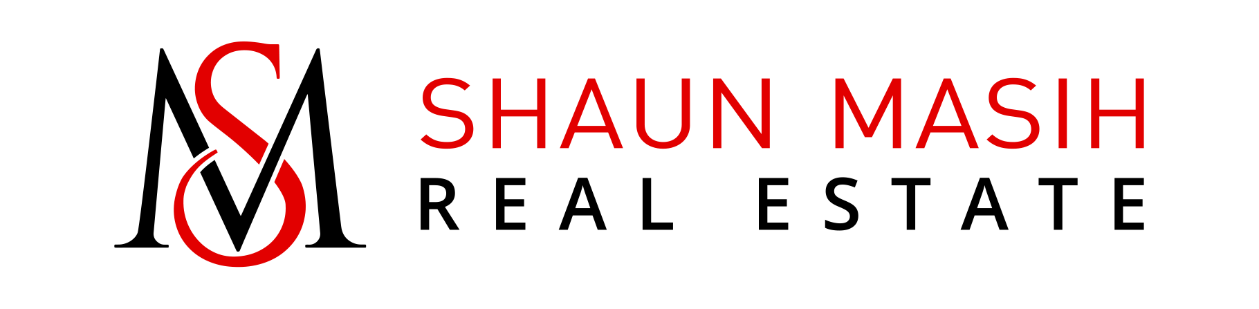 ShaunMasih_Logo_Horizontal White